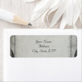 ゴシックブラックバラトレリス差出人住所 ラベル (インサイチュ)