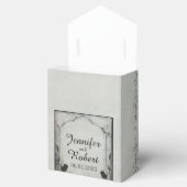 ゴシックブラックバラトレリス結婚式の引き出物ボックス フェイバーボックス (オープン)