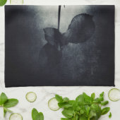 ゴシックブラックバラ滴下血球菌 キッチンタオル (折り畳み)