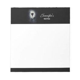 ゴシックブラックバラ滴下血球菌 ノートパッド