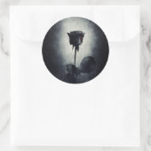 ゴシックブラックバラ滴下血球菌 ラウンドシール (バッグ)