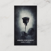 ゴシックブラックバラ滴下血球菌 名刺 (正面)