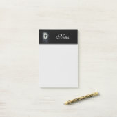 ゴシックブラックバラ血が黒に滴るグランジ ポストイット (デスク上)