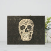 ゴシックブラックベージュヒトスカルテクスチャ (スタンド正面)