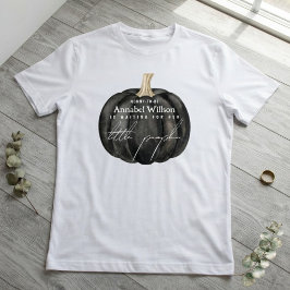 ゴシックブラックリトルパンプキンベイビーシャワーママになる  Tシャツ
