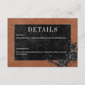 ゴシックブラックレイベン&ブラックバラサビ詳細 エンクロージャーカード (正面)