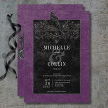 ゴシックブラックレイベン&ブラックバラパープル結婚ズ