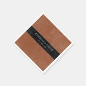 ゴシックブラックレイベン&ブラックバラ結婚ズ スタンダードカクテルナプキン (角)