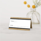 ゴシックブラックレイベン&ブラックバラ金ゴールド プレイスカード (正面)