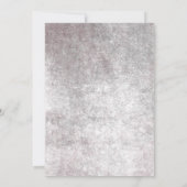 ゴシックブラック&ブルゴーニュスカル&こうもりブライダルシャワー 招待状 (裏面)