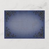 ゴシックブラック&ブルーフィリグリーハート詳細 エンクロージャーカード (裏面)