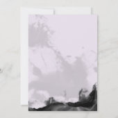 ゴシックブラック&ラベンダースカルバラ手作り 招待状 (裏面)