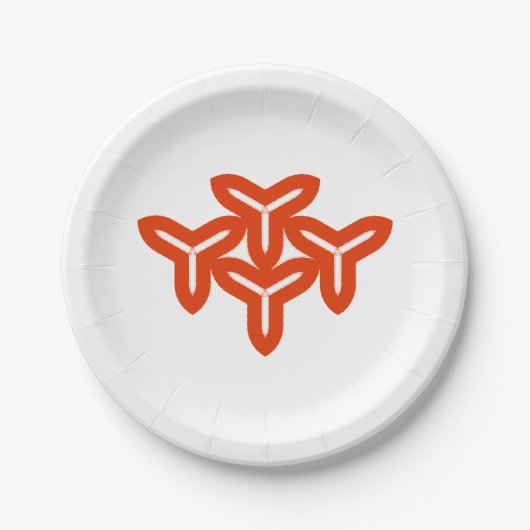 ゴシックブレード紙プレート ペーパープレート (正面)