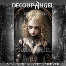 ゴシックブロンド魔女： Vivienne -Decopage- 薄葉紙