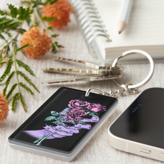 ゴシックブーケキーチェーン キーホルダー (正面右)