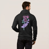 ゴシックブーケフード付きスウェットシャツ パーカ (裏面フル)