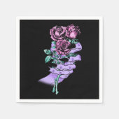ゴシックブーケ紙ナプキンス スタンダードカクテルナプキン (正面)