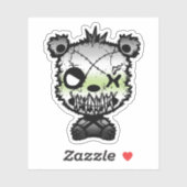 ゴシックプライド旗色付きクマ シール (シート)