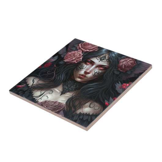 ゴシックプリンセスゴシックファンタジーアート タイル (側面)