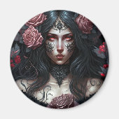 ゴシックプリンセスゴシックファンタジーアート マグネット (正面)