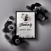 ゴシックベイビーシャワーの準備完了！ゴシックベイビーシャワー スカル＆フラワーズ 招待状