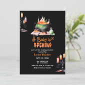 ゴシックベイビーシャワーパーティーが進行中 招待状 (スタンド正面)