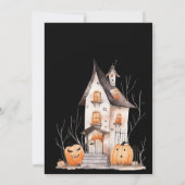 ゴシックベイビーシャワーパーティーが進行中 招待状 (裏面)