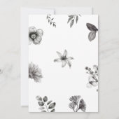 ゴシックベイビーシャワー 招待状 (裏面)