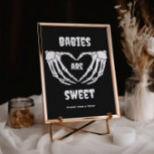 ゴシックベビーは甘いハロウィーンの赤ちゃんシャワーカード 招待状