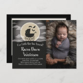 ゴシックベビーキャリッジハロウィーン誕生発表 ポストカード (正面/裏面)