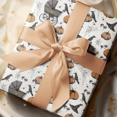 ゴシックベビーキャリッジハロウィーン ラッピングペーパー