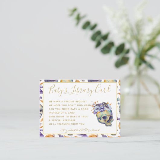 ゴシックベビー図書図書リクエストスカルハロウィーン エンクロージャーカード (スタンド正面)