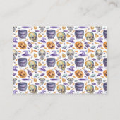 ゴシックベビー図書図書リクエストスカルハロウィーン エンクロージャーカード (裏面)