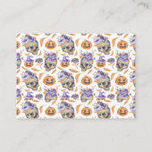 ゴシックベビー図書図書書依頼カボキンハロウィーン エンクロージャーカード (裏面)