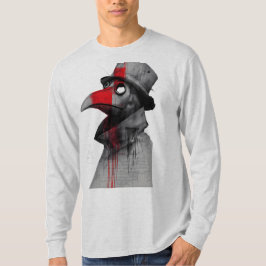 ゴシックペスト医師トラッシュポルカ長袖 Tシャツ