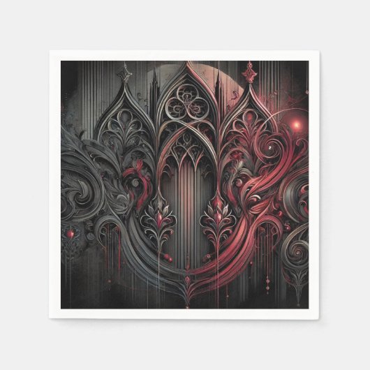 ゴシックペーパーナプキン スタンダードカクテルナプキン (正面)