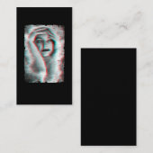 ゴシックホラーガールゴシックオカルト美的ダークアート 名刺 (正面/裏面)