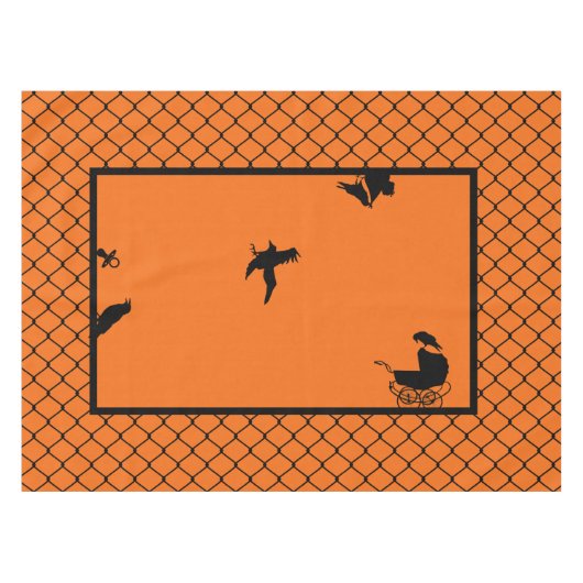 ゴシックホラーベビーシャワー テーブルクロス (正面(横))