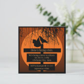 ゴシックホラーベビーシャワー 招待状 (スタンド正面)