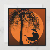 ゴシックホラーベビーシャワー 招待状 (裏面)