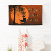 ゴシックホラーベビーシャワー 横断幕 (インサイチュ)