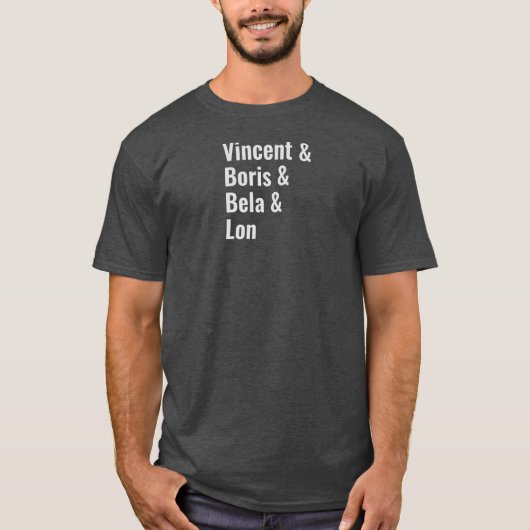 ゴシックホラー映画の本当のキング。 Tシャツ (正面)