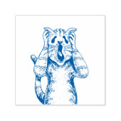 ゴシックホラー猫ドラマ，誰かがリトアニアを動かした セルフインキングスタンプ (デザイン)