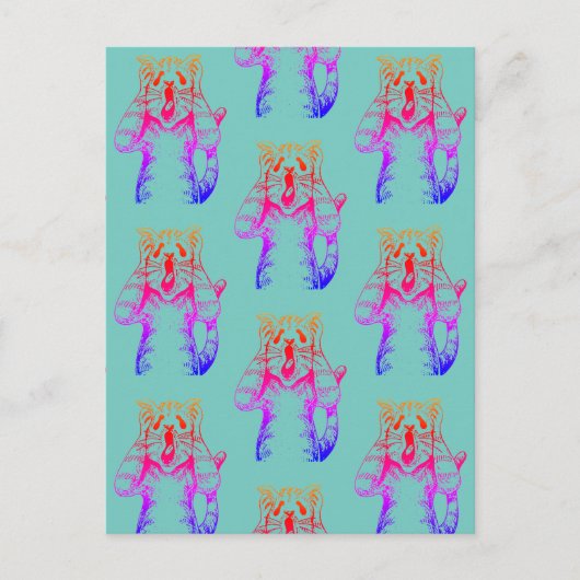 ゴシックホラー猫ドラマ,誰かがリトアニアを動かした ポストカード (正面)