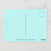 ゴシックホラー猫ドラマ,誰かがリトアニアを動かした ポストカード (裏面)