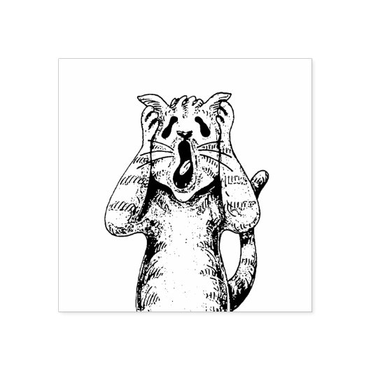 ゴシックホラー猫ドラマ，誰かがリトアニアを動かした ラバースタンプ (インプリント)