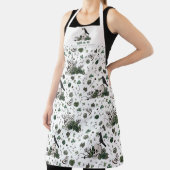 ゴシックホワイトブライドまたはダイフローラ結婚スカル エプロン (インサイチュ)