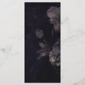 ゴシックボホパープルフラワーミズマスウェディング メニュー (裏面)