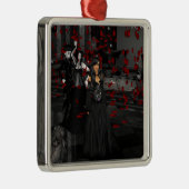 ゴシックボールルームスクエアオーナメント メタルオーナメント (右)