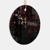 ゴシックボールルームラウンドオーナメント セラミックオーナメント (右)